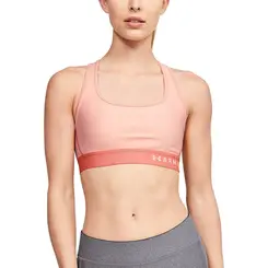Top de Treino Feminino Under Armour Mid Crossback Heathered