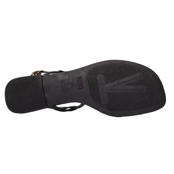 Sandália Vizzano Flat Preto Feminino
