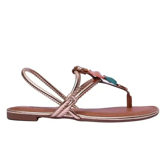 Sandália Dakota Flat Feminino Champagne