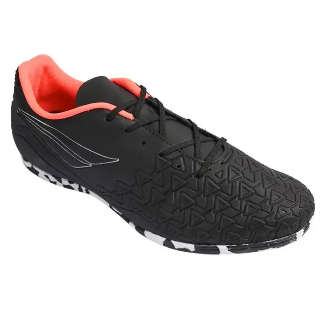 Chuteira Society Penalty Furia Preto e Branco - Masculino