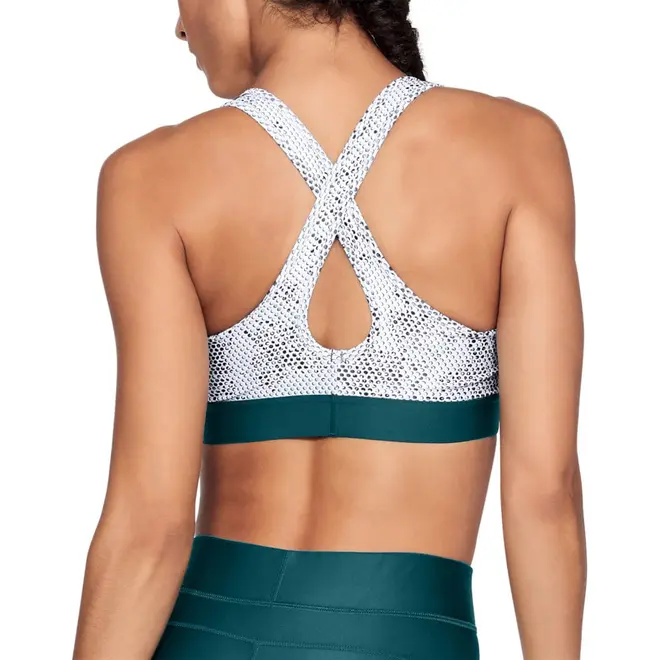 Top Médio de Treino Feminino Under Armour Impacto Armour Crossback Print