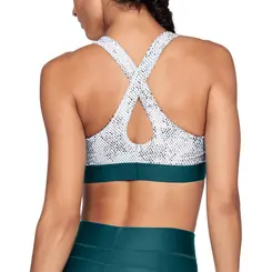 Top Médio de Treino Feminino Under Armour Impacto Armour Crossback Print