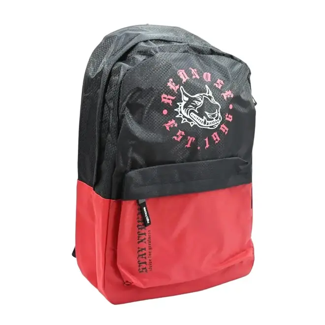 Mochila Seanite Esportiva Preto e Vermelho Masculino