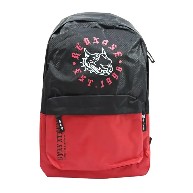 Mochila Seanite Esportiva Preto e Vermelho Masculino