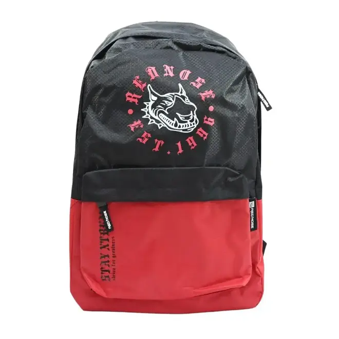 Mochila Seanite Esportiva Preto e Vermelho Masculino