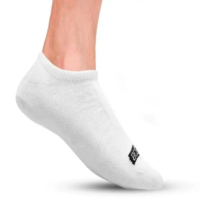 Kit 3 Pares de Meia Actvitta Cano Curto Branco Feminino