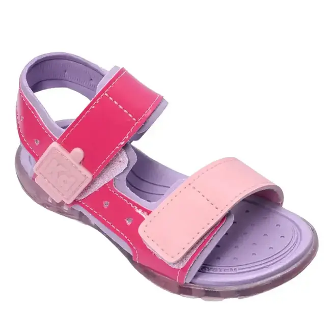 Sandália Kidy Papete Roxo e Rosa Infantil