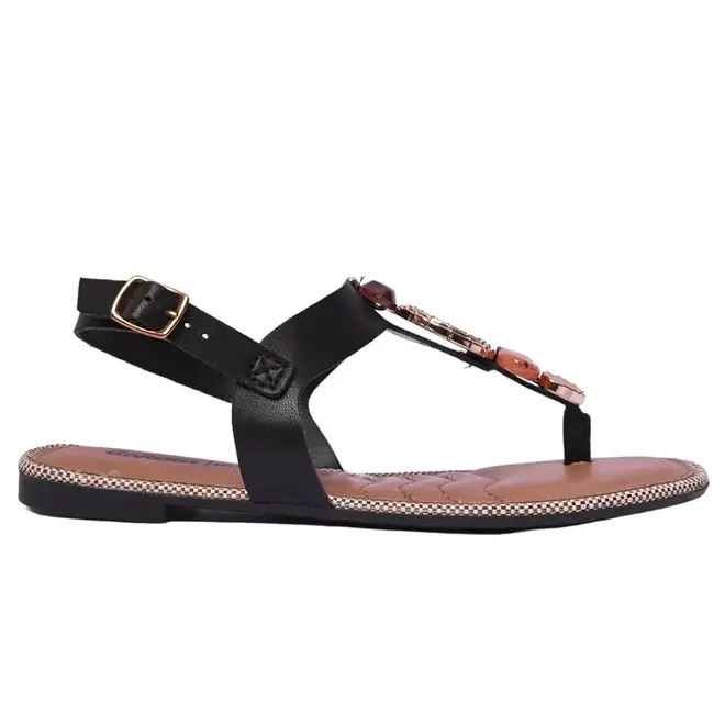 Sandália Flat Dakota - Preto