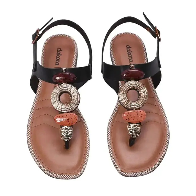Sandália Flat Dakota - Preto