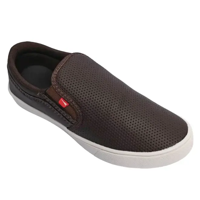 Tênis Slip On Masculino Rayon - Café