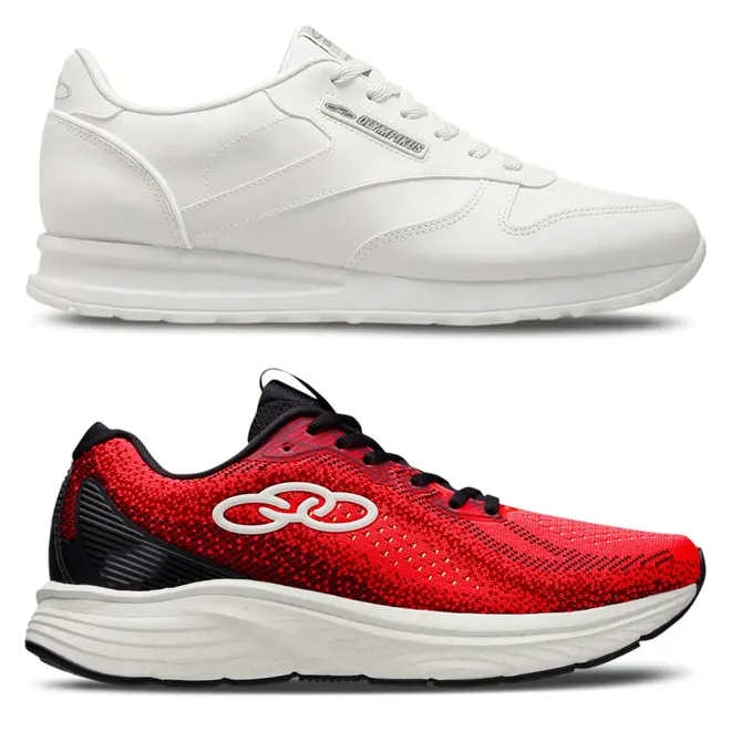Kit Olympikus 1 Tênis  Challenger 4 e 1 Tênis Jogging 100