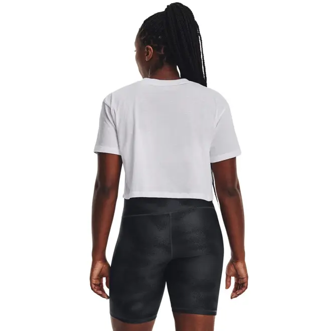 Camiseta de Treino Feminina Under Armour Branded Logo Crop SS