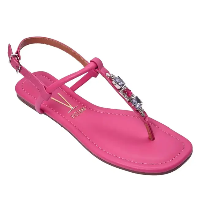 Sandália Vizzano Flat Rosa Feminino
