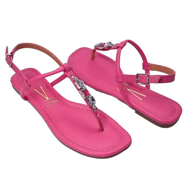 Sandália Vizzano Flat Rosa Feminino