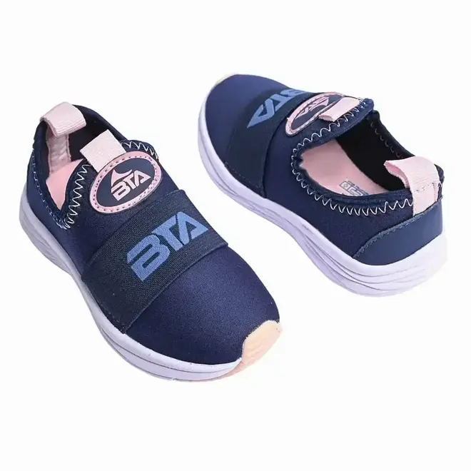 Tênis Casual Feminino Infantil Batatinha - Marinho/Rosa