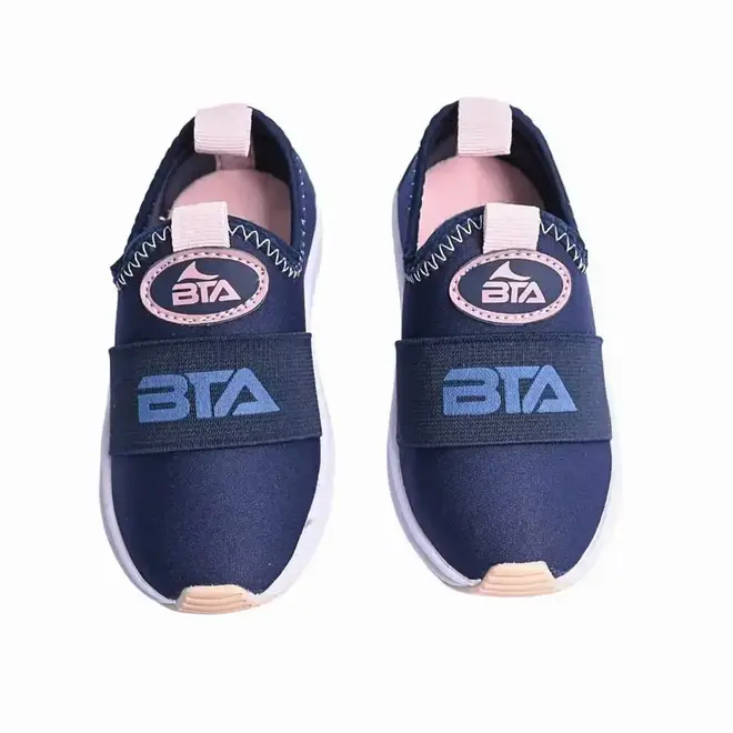 Tênis Casual Feminino Infantil Batatinha - Marinho/Rosa