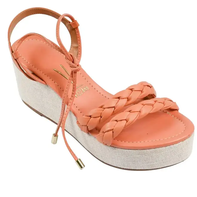 Sandália Vizzano Plataforma Coral Feminino