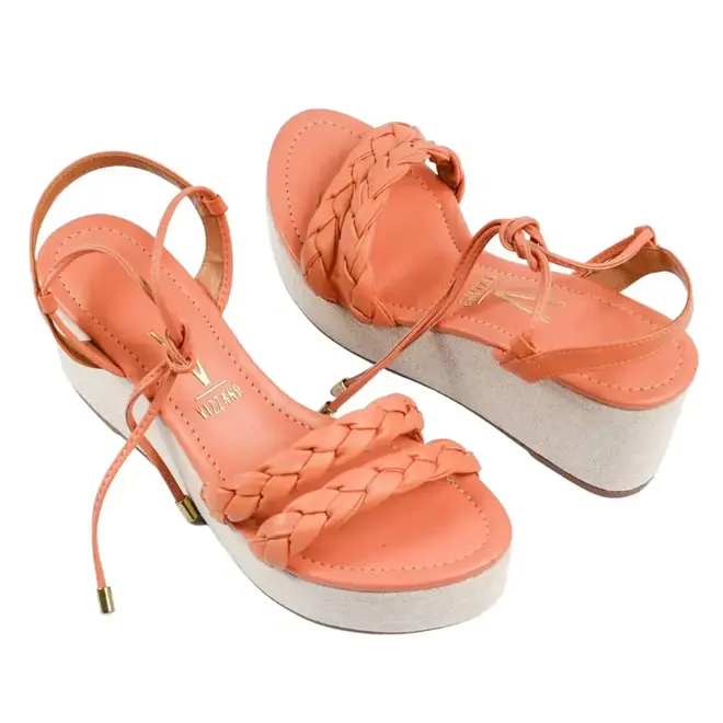 Sandália Vizzano Plataforma Coral Feminino