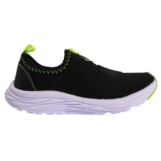 Tênis Casual Masculino Infantil Batatinha - Preto/Verde