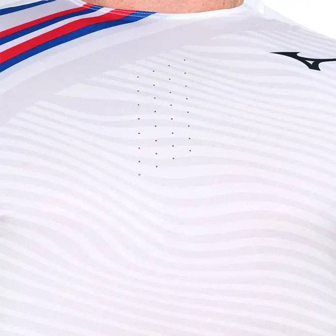 Camiseta de Tennis Mizuno Shadow Graphic Masculina