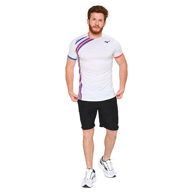 Camiseta de Tennis Mizuno Shadow Graphic Masculina