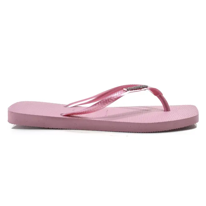 Chinelo Feminino Havaianas Slim Square Rosa 4148257