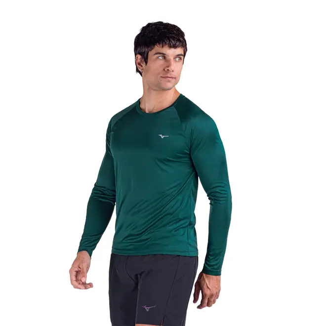 Camiseta Manga Longa de Corrida Mizuno Pro UV 2 Masculina