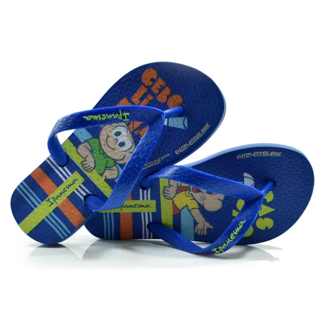 Chinelo Infantil Ipanema Turma da Monica do 23 ao 32 Azul 26790 OUT/24
