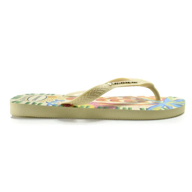 Chinelo Feminino Top Ginga Havaianas Creme 4150326