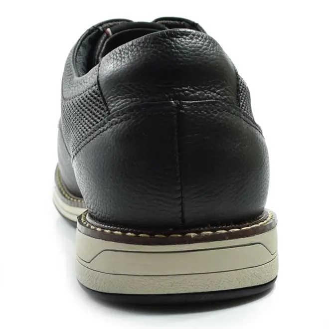 Sapato Social de Couro Ferracini Kingston Preto 6151