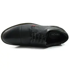 Sapato Social de Couro Ferracini Kingston Preto 6151