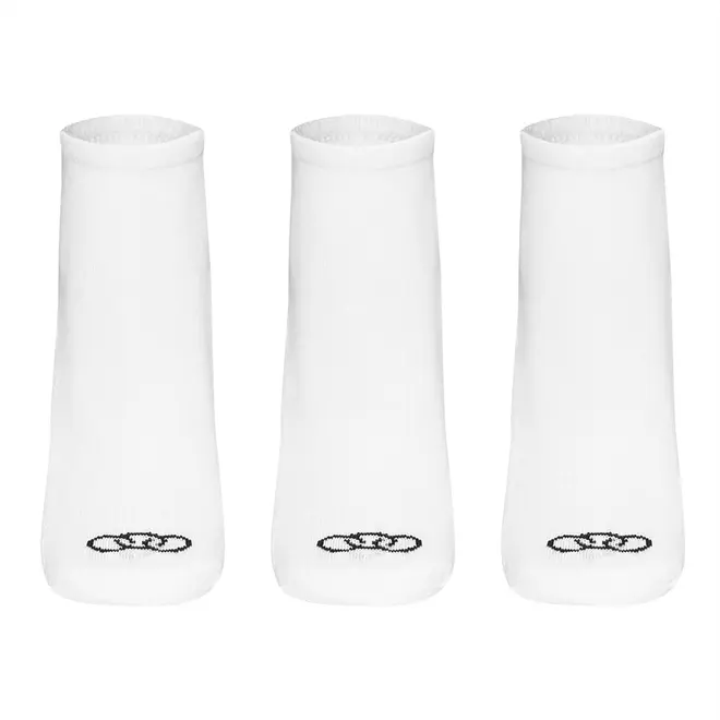 Meia Olympikus Cano Curto pacote c/ 3 pares Masculino