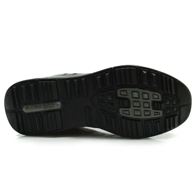 Sapatênis Masculino de Couro Pegada Preto 114858