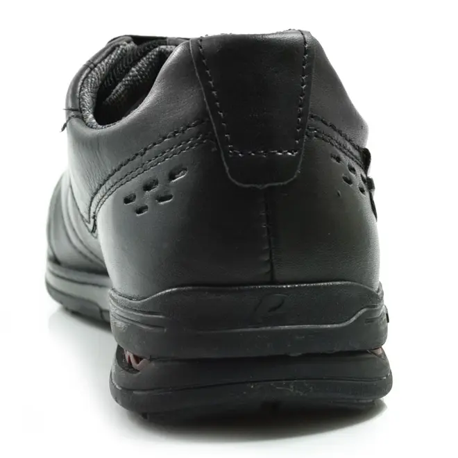 Sapatênis Masculino de Couro Pegada Preto 114858