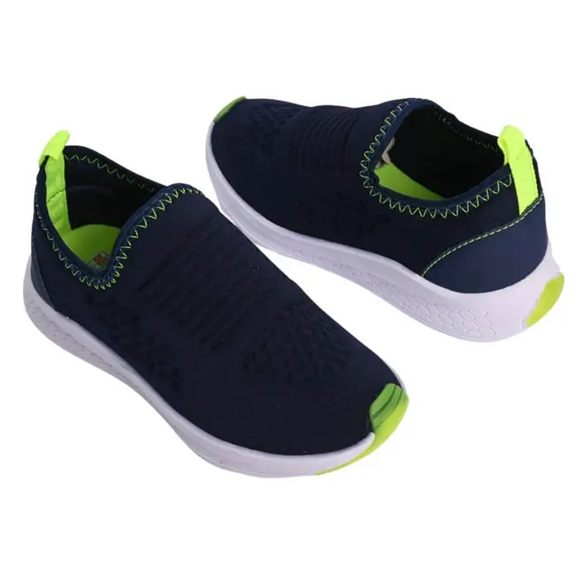 Tênis Casual Juvenil Batatinha Marinho/Verde Masculino