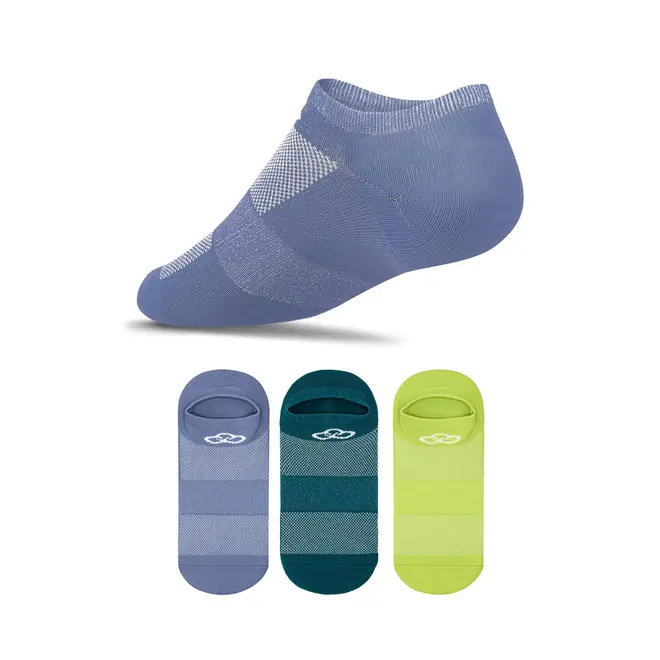 Meia Cano Invisível Neon Pacote c/ 3 pares Olympikus