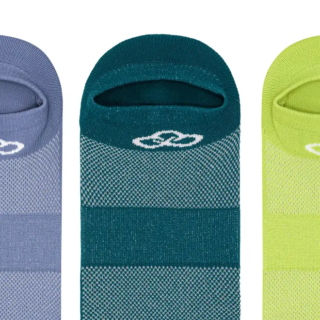 Meia Cano Invisível Neon Pacote c/ 3 pares Olympikus