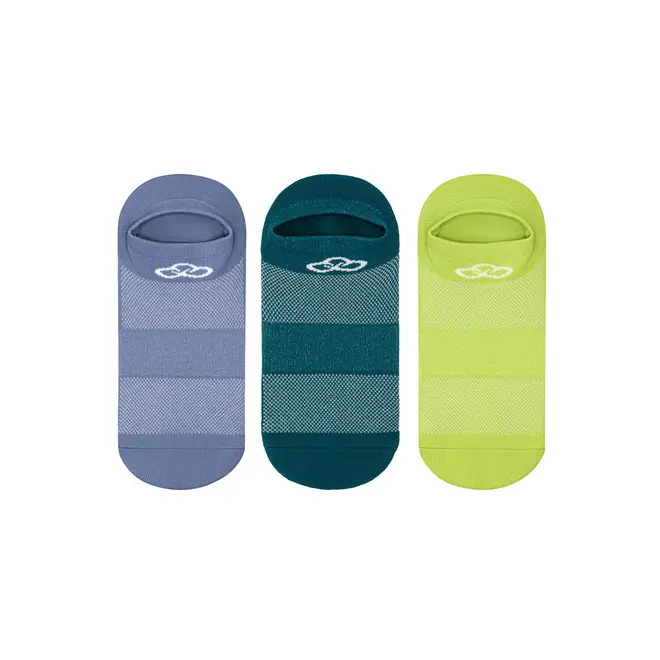 Meia Cano Invisível Neon Pacote c/ 3 pares Olympikus