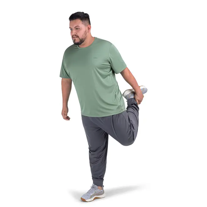 Camiseta Essential Manga Curta Olympikus Plus Size