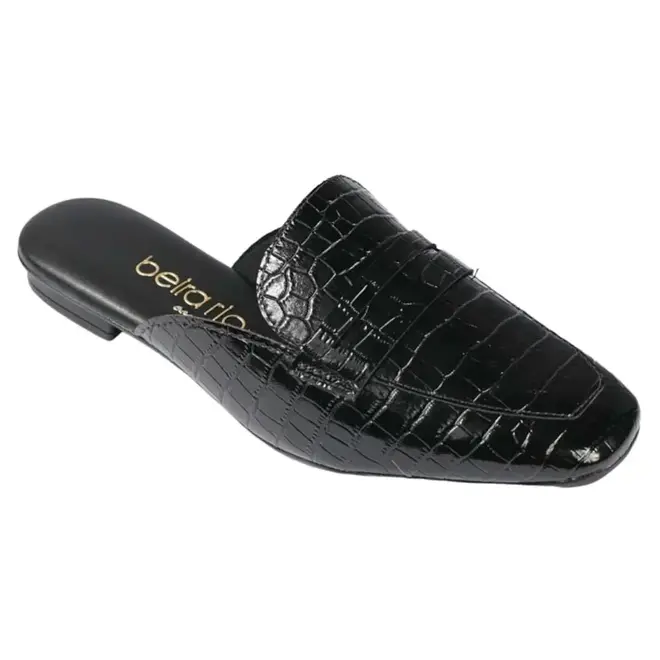 Tamanco Beira Rio Mule Preto Feminino