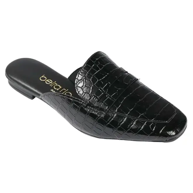 Tamanco Beira Rio Mule Preto Feminino