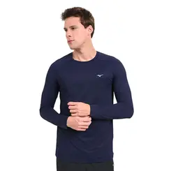 Camiseta Manga Longa de Treino Mizuno PRO UV +50 Masculina