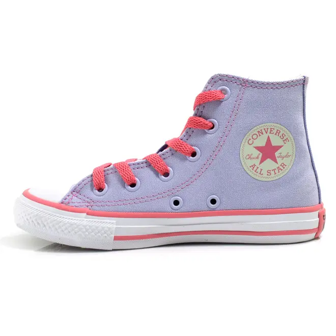 Tênis de Cano Alto Infantil Converse Original Roxo CK12500001