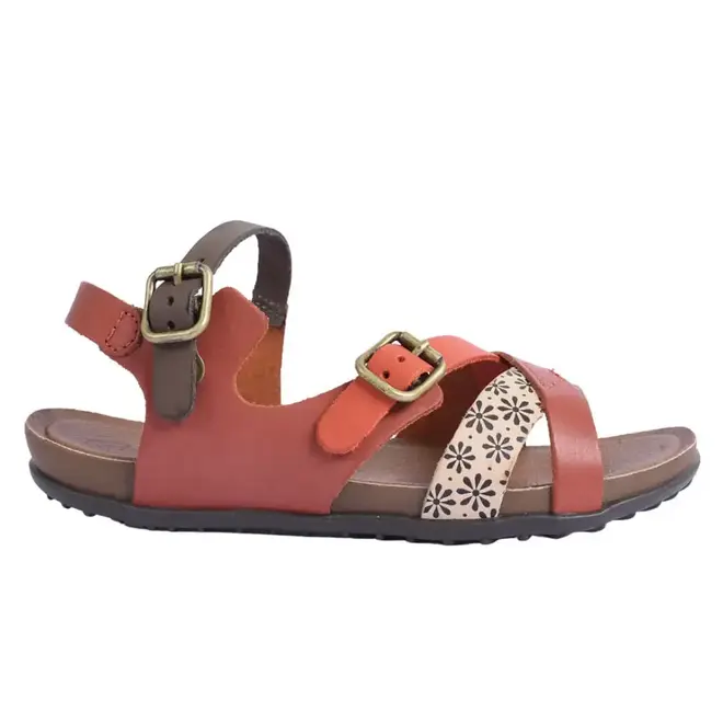 Sandália Flat New Face Tijolo Feminina