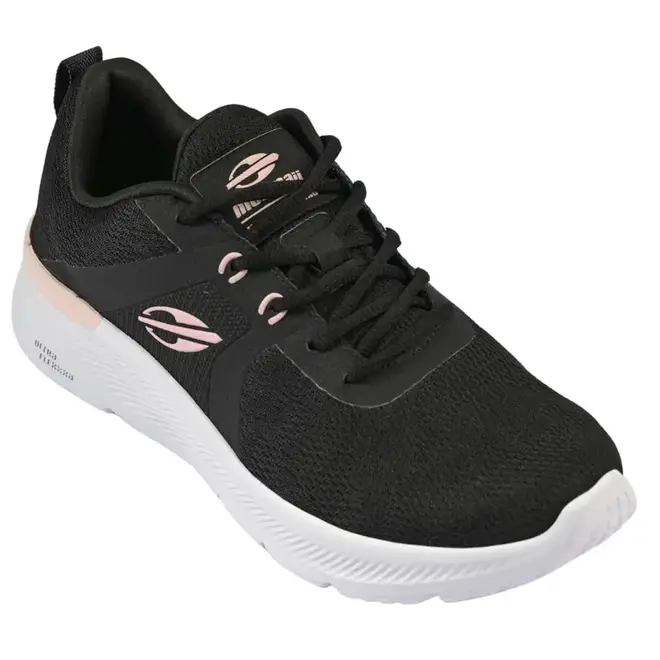 Tênis Esportivo Mormaii Lead Preto e Branco Feminino
