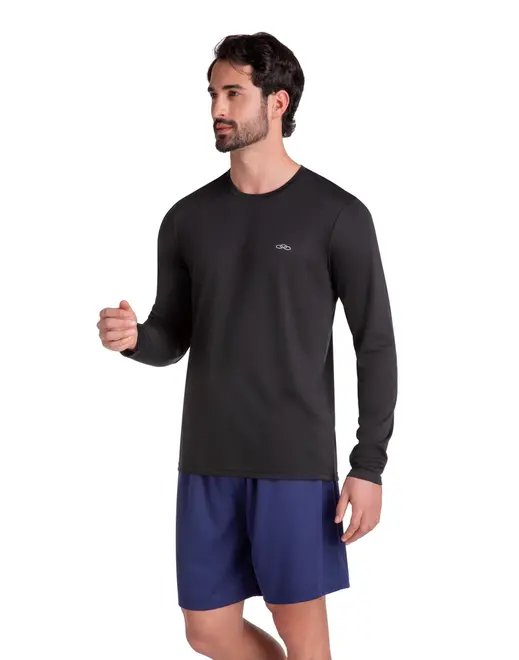 Camiseta Essential Manga Longa Olympikus