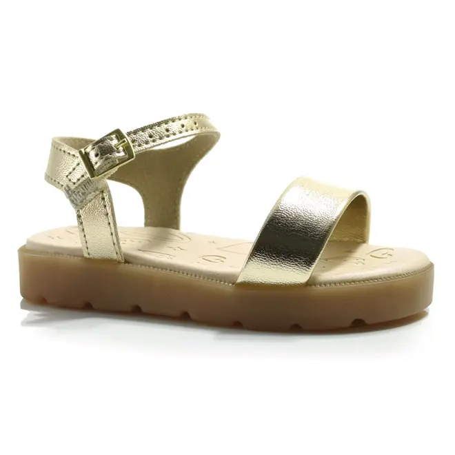 Papete Infantil de Menina Molekinha Dourado 2741.200.14710