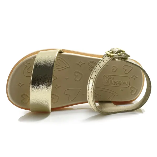 Papete Infantil de Menina Molekinha Dourado 2741.200.14710