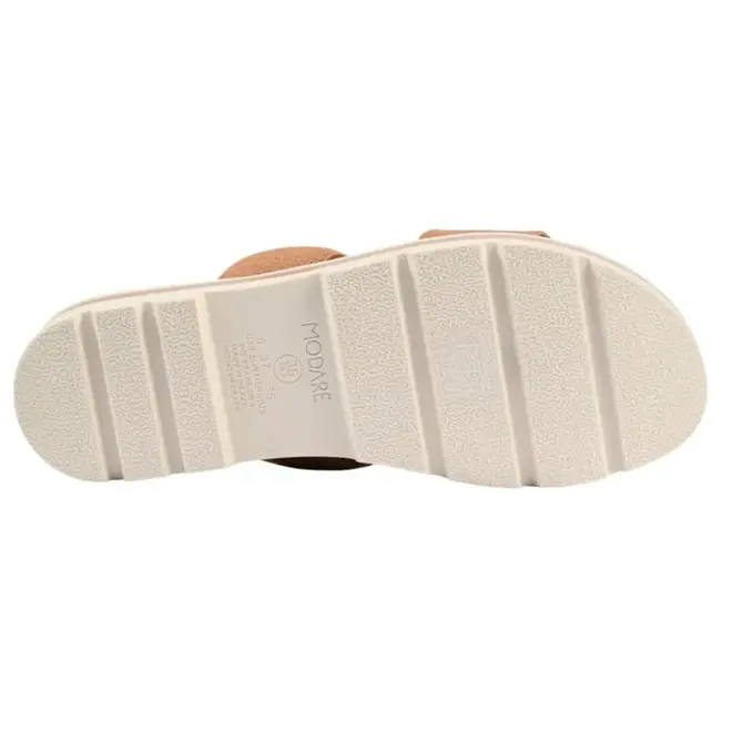 Tamanco Flatform Modare Bege e Marrom Feminino