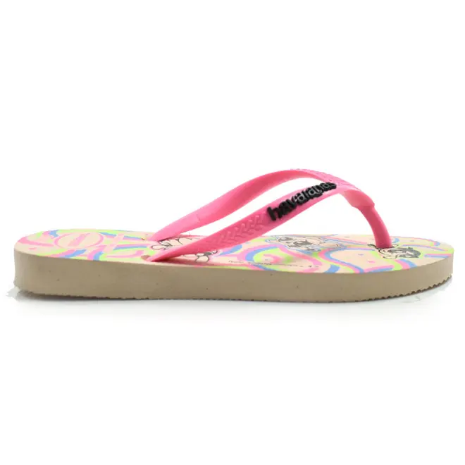 Chinelo Infantil Havaianas Slim Powerpuff Rosa 4149886